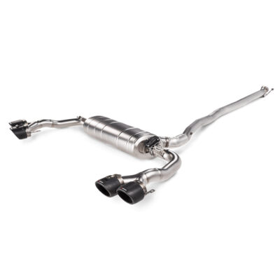 Akrapovic 2019-2022 Mercedes-Benz CLA 45 AMG Titanium Evoluction Line Exhaust w/ Link Pipes and Carbon Fiber Tips