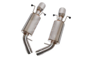 EOS 2009-2015 Cadillac CTS-V Sedan Stainless Steel Axle-Back 4.25" Dual Tips Exhaust