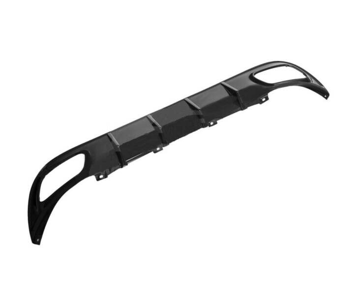 EOS 2015-2023 Dodge Charger SRT Style Glossy Black Rear Bumper Quad Exhaust Diffuser