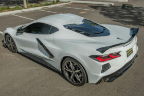 EOS 2020-2024 Chevrolet Corvette C8 Z51-Style Carbon Flash Rear Wing Spoiler Add-On Wickers - Image 3