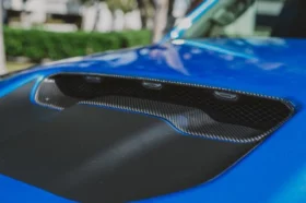 Anderson Composites 2021-2022 Ram TRX Type OE Carbon Fiber Air Intake Hood Scoop - Image 1