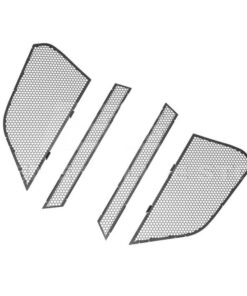 EOS 2020-2024 Chevrolet Corvette C8 Glossy Black Mesh Front Grill Insert