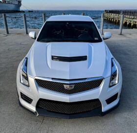 EOS 2016-2019 Cadillac CTS-V Carbon Fiber Front Grille Inserts - Image 2