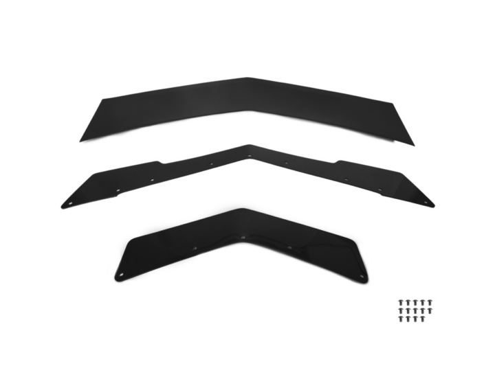 EOS 2009-2015 Cadillac CTS Coupe Matte Black Wickerbill Spoiler