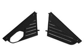 EOS 2020-2024 Chevrolet Corvette C8 Matte Black Engine Bay Panel Cover - Image 1