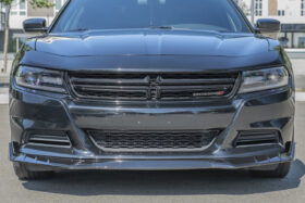 EOS 2015-2023 Dodge Charger Base | SRT Style Glossy Black Front Splitter Lip - Image 1