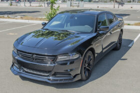 EOS 2015-2023 Dodge Charger Base | SRT Style Glossy Black Front Splitter Lip - Image 5