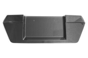 EOS 2020-2024 Chevrolet Corvette C8 Carbon Fiber Rear License Plate Backing Cover - Image 2