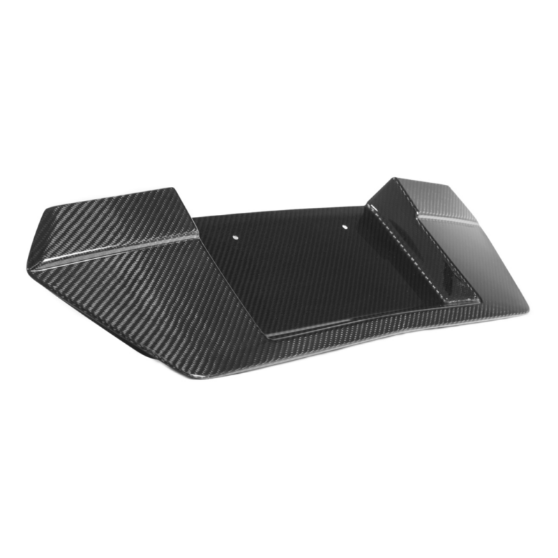 EOS 2020-2024 Chevrolet Corvette C8 Carbon Fiber Rear License Plate Backing Cover