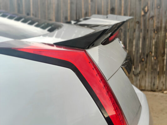 EOS 2009-2015 Cadillac CTS Coupe Matte Black Wickerbill Spoiler