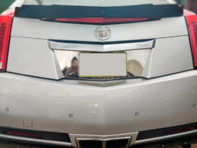 EOS 2009-2015 Cadillac CTS Coupe Matte Black Wickerbill Spoiler - Image 5