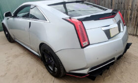 EOS 2009-2015 Cadillac CTS Coupe Matte Black Wickerbill Spoiler - Image 6