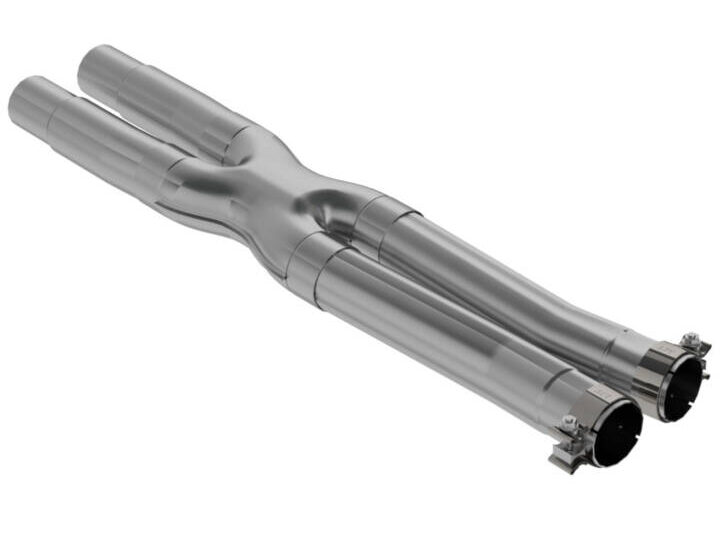 MBRP 2020-2022 Ford Mustang Shelby GT500 3" Stainless Steel Resonator Delete X-Pipe Exhaust