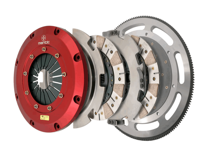 Mantic Clutch USA 2005-2013 Chevrolet Corvette Aluminum Flywheel Ceremetallic Twin Disc Clutch
