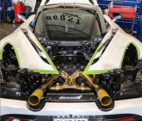 Unobtainium 2017-2023 McLaren 720s X-Pipe Exhaust - Image 3