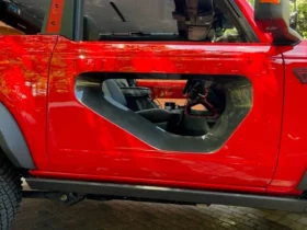 Anderson Composites 2021-2022 Ford Bronco 2-Door Fiberglass Halo Doors with Carbon Fiber Inserts - Image 1