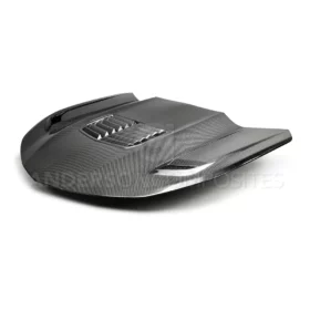 Anderson Composites 2016-2023 Chevrolet Camaro SS Type T2 Double Sided Carbon Fiber Hood - Image 3