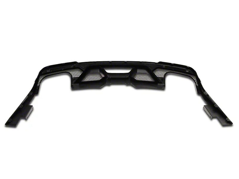 FFP 2018-2023 Ford Mustang GT500 Style Matte Black Rear Diffuser - Image 5
