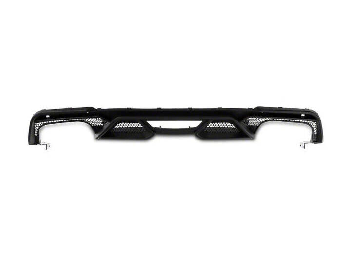 FFP 2018-2023 Ford Mustang GT500 Style Matte Black Rear Diffuser