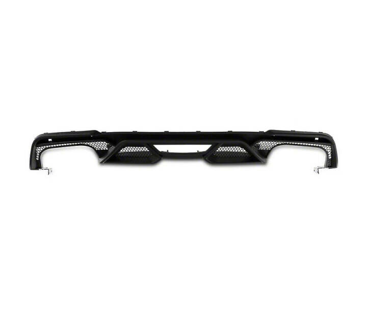 FFP 2018-2023 Ford Mustang GT500 Style Matte Black Rear Diffuser