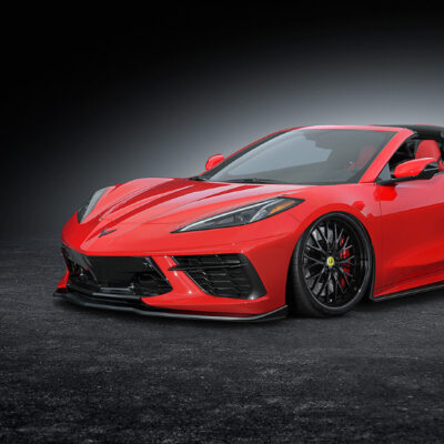 Aimgain 2020-2025 Chevrolet Corvette C8 Carbon Fiber GT Front Splitter