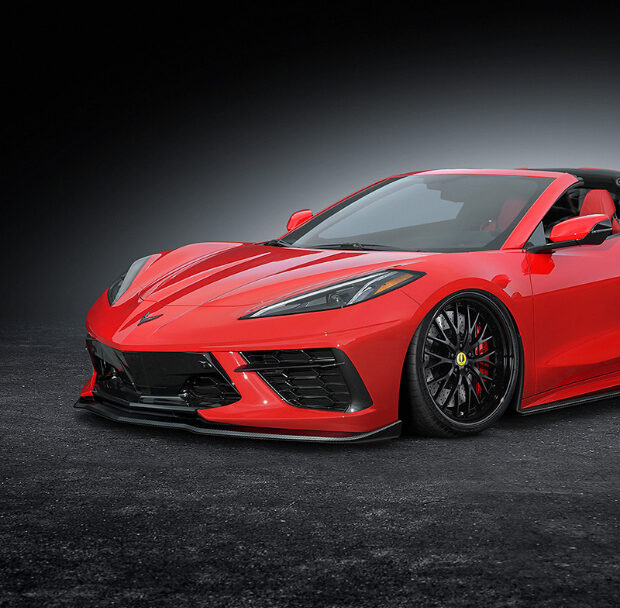 Aimgain 2020-2025 Chevrolet Corvette C8 Carbon Fiber GT Front Splitter