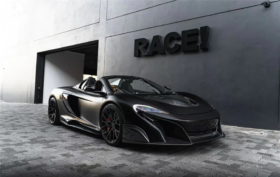 DarwinPro Aerodynamics DarwinPro 650s BKSS Style Carbon Fiber Side Skirts for McLaren 650S - Image 3