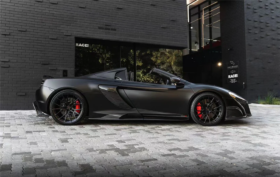 DarwinPro Aerodynamics DarwinPro 650s BKSS Style Carbon Fiber Side Skirts for McLaren 650S - Image 2