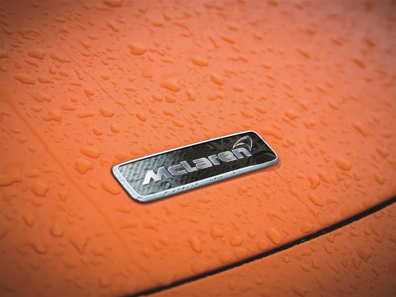 Genuine McLaren Gloss Carbon Fiber Front Emblem