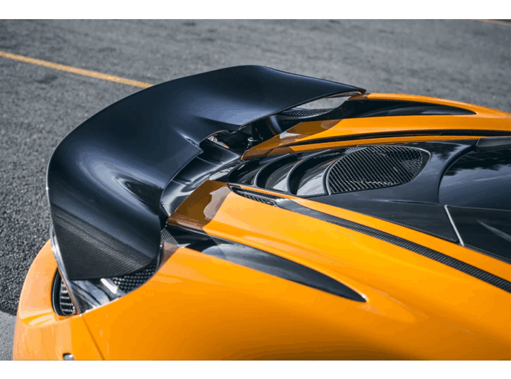 Genuine McLaren 2017-2023 McLaren 720S Gloss Carbon Fiber Active Rear Spoiler