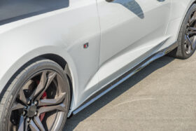 EOS 2016-2022 Chevrolet Camaro RS / SS Glossy Black 1LE Style Refresh Side Skirts - Image 3
