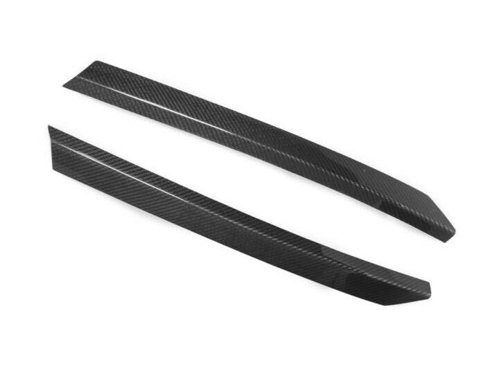 EOS 2020-2024 Chevrolet Corvette C8 Carbon Fiber High Wing Spoiler Add-On Wickers