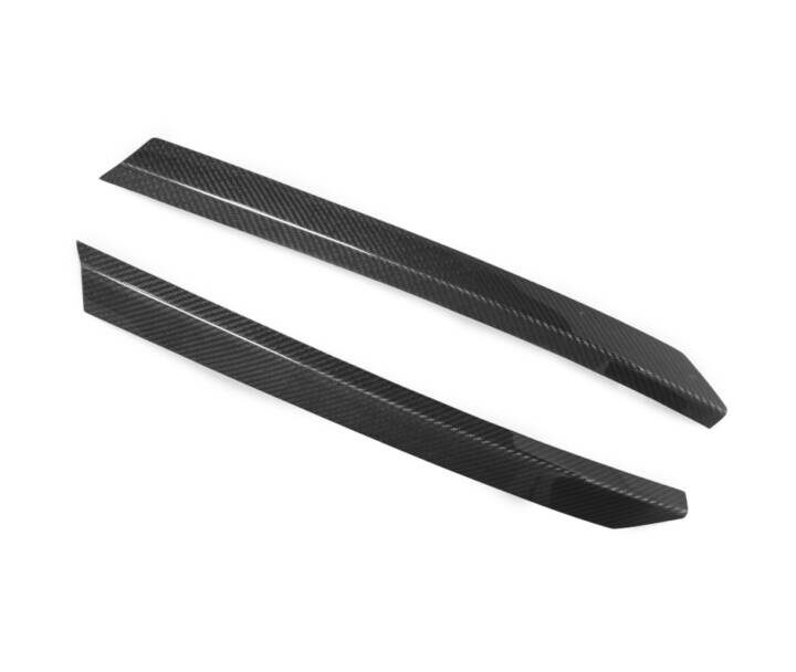 EOS 2020-2024 Chevrolet Corvette C8 Carbon Fiber High Wing Spoiler Add-On Wickers