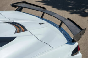EOS 2020-2024 Chevrolet Corvette C8 Carbon Fiber High Wing Spoiler Add-On Wickers - Image 2