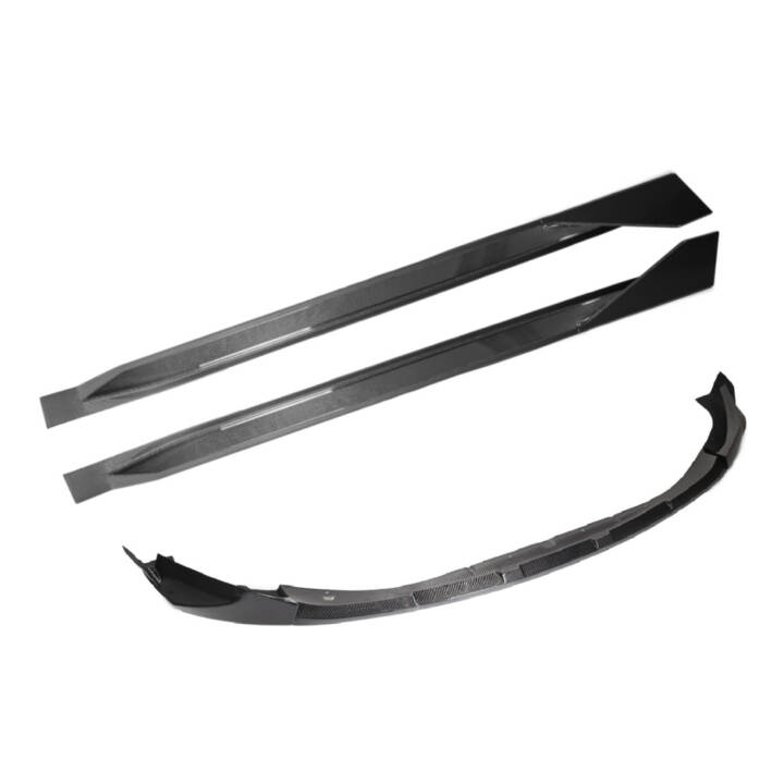 EOS 2021-2022 BMW G82 M4 Carbon Fiber Front Splitter Lip & Side Skirts