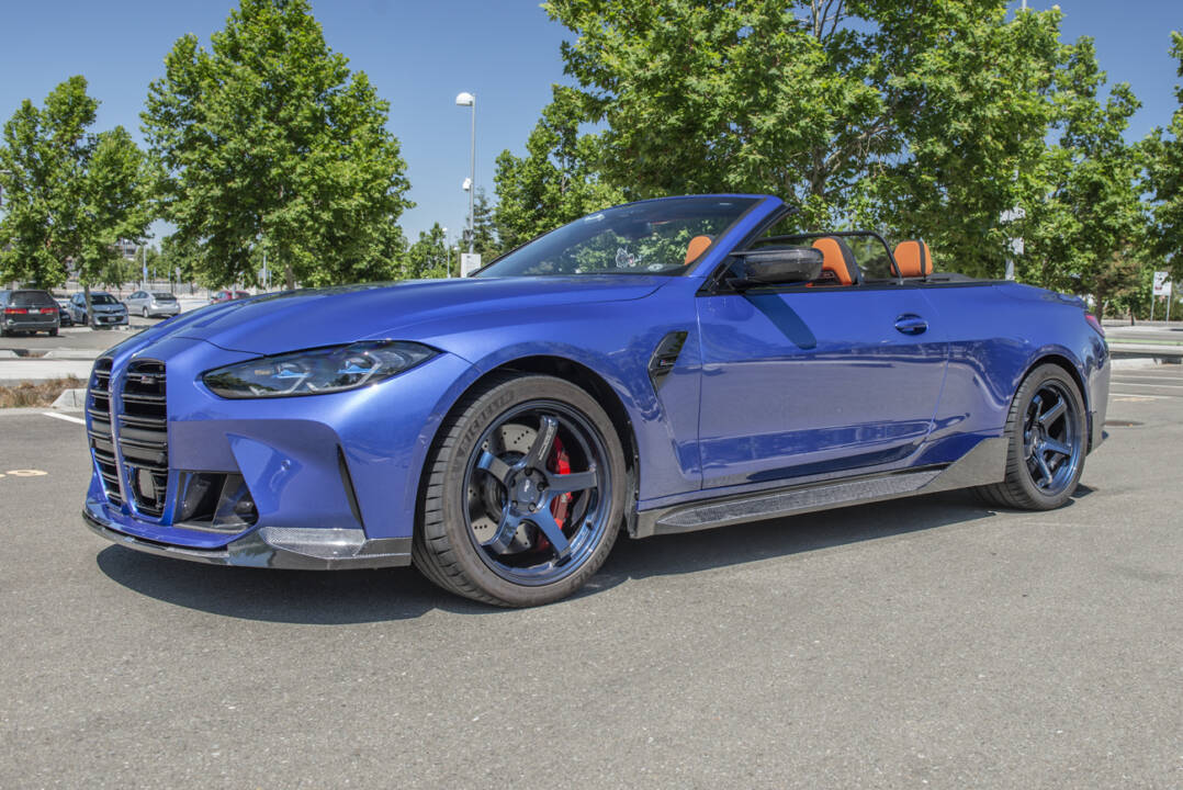 EOS 2021-2022 BMW G82 M4 Carbon Fiber Front Splitter Lip & Side Skirts - Image 4