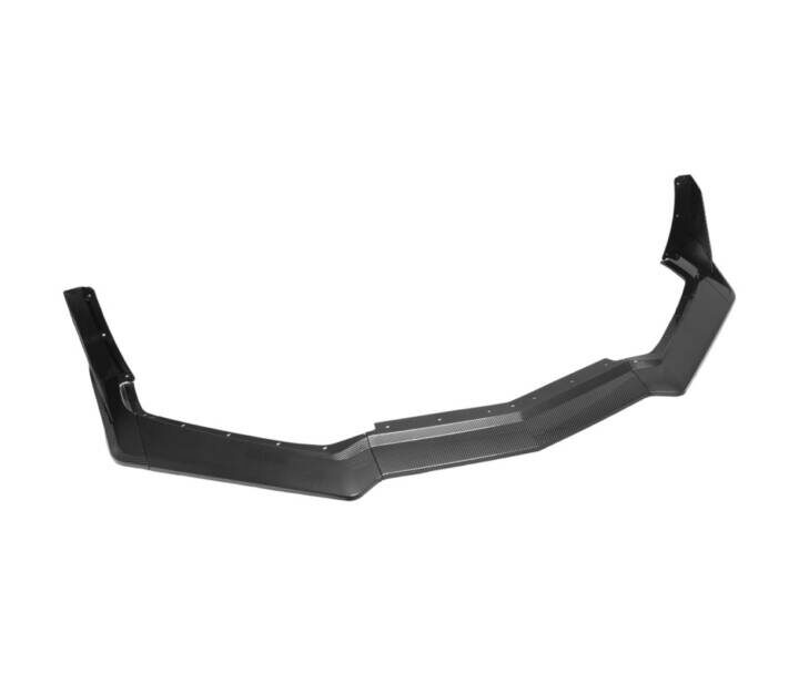 EOS 2020-2024 Chevrolet Corvette C8 Hydro-Dipped Carbon Fiber Performance Track Edition Front Splitter Lip