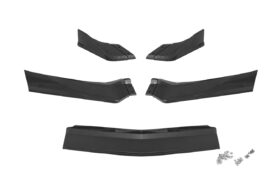 EOS 2020-2024 Chevrolet Corvette C8 Hydro-Dipped Carbon Fiber Performance Track Edition Front Splitter Lip - Image 5