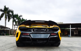 DarwinPro Aerodynamics DarwinPro 650s 675LT Style Carbon Fiber Rear Body Kit for McLaren 650S - Image 6