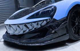 DarwinPro Aerodynamics DarwinPro 540c BKSS Style Carbon Fiber Front Lip for McLaren 570S - Image 4