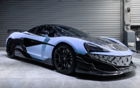 DarwinPro Aerodynamics DarwinPro 540c BKSS Style Carbon Fiber Front Lip for McLaren 570S - Image 2