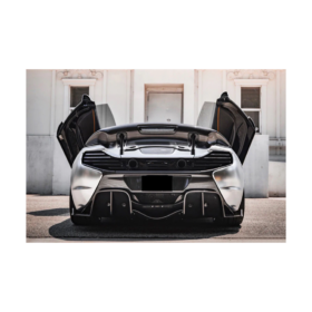 DarwinPro Aerodynamics DarwinPro 650s BKSS Style Carbon Fiber Rear Diffuser for McLaren 650S