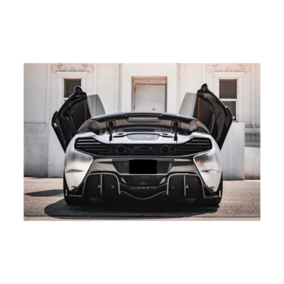 DarwinPro 2014-2017 McLaren 650s BKSS Style Carbon Fiber Rear Diffuser