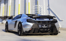 DarwinPro Aerodynamics DarwinPro 650s BKSS Style Carbon Fiber Rear Diffuser for McLaren 650S - Image 2