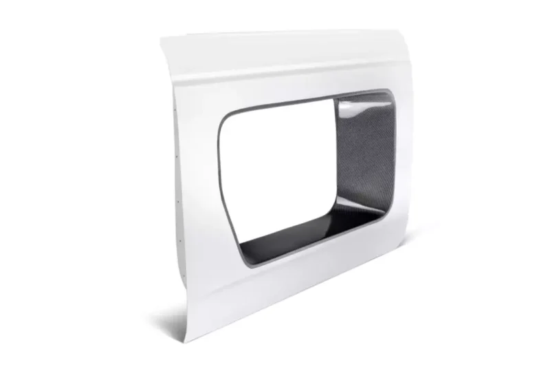 Anderson Composites 2021-2022 Ford Bronco 4-Door Fiberglass Halo Doors with Carbon Fiber Inserts - Front