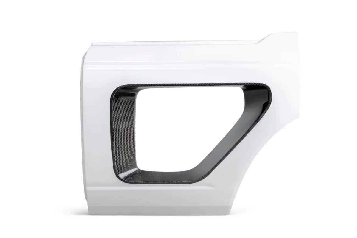 Anderson Composites 2021-2022 Ford Bronco 4-Door Fiberglass Halo Doors with Carbon Fiber Inserts - Rear