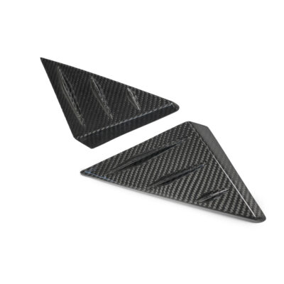 EOS 2020-2024 Chevrolet Corvette C8 Carbon Fiber Anti-Wind Buffeting Vent Cover Deflectors
