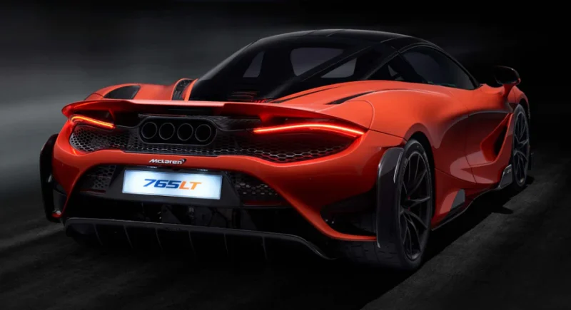 Genuine McLaren 2021-2022 McLaren 765LT Gloss Carbon Fiber Dirty Air Ducts - Image 2
