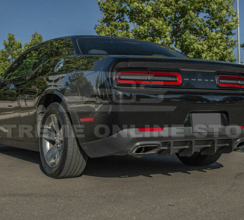 EOS 2015-2023 Dodge Challenger | SRT Style Matte Black Rear Diffuser