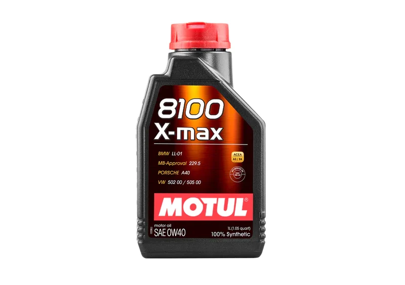 Motul 8100 X-Max 0W-40 1L Oil - 12 Bottles